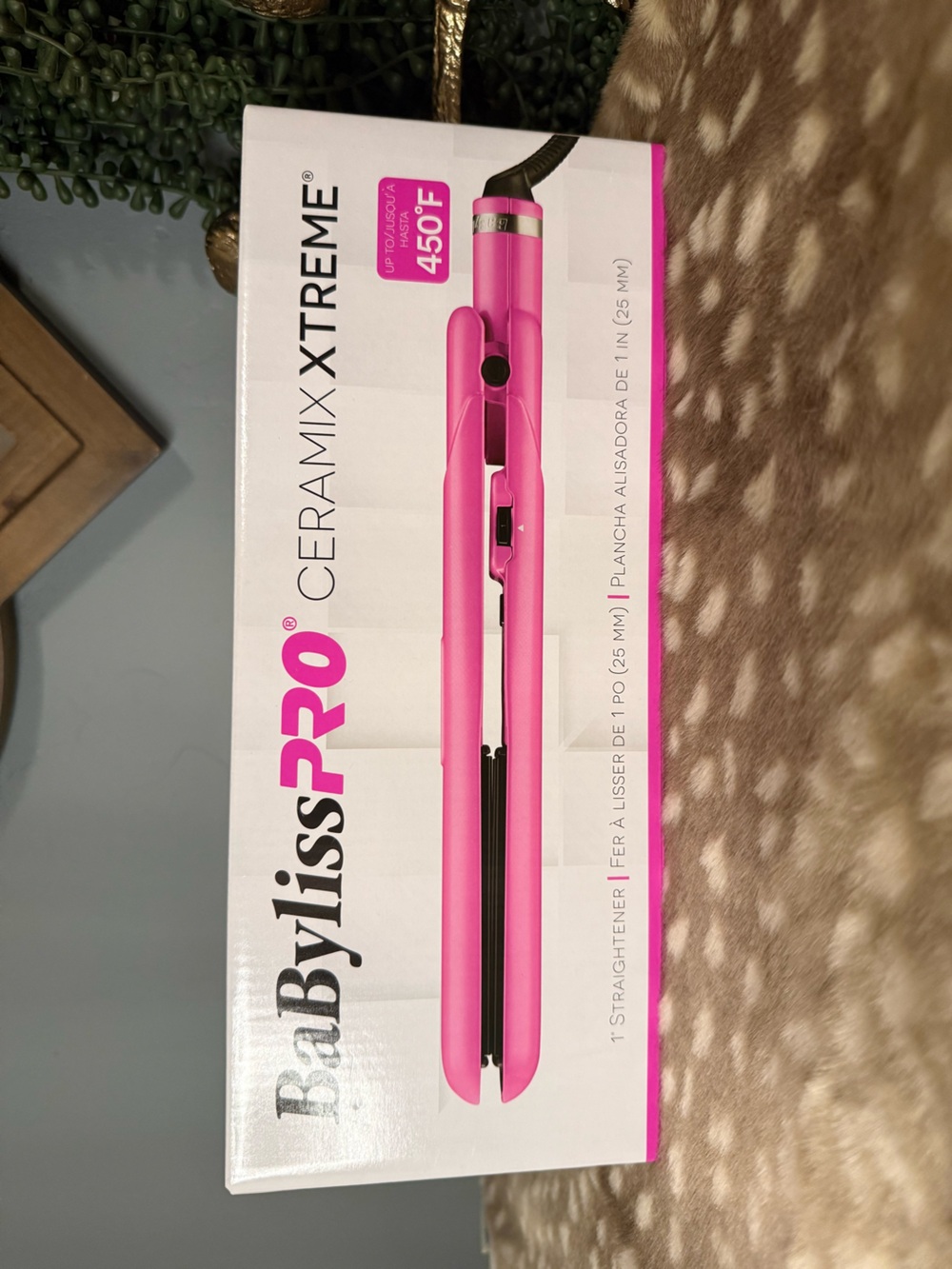 Babyliss PRO Pink Ceramic 1 inch Flat Iron